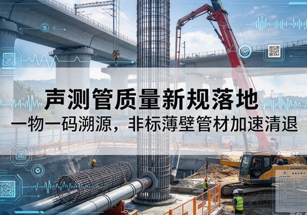汇川声测管质量新规落地，一物一码溯源，非标薄壁管材加速清退